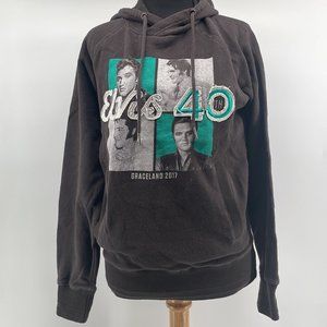 CampDavid Elvis  Graceland 40th anniversary hoodie Elvis movie sz small